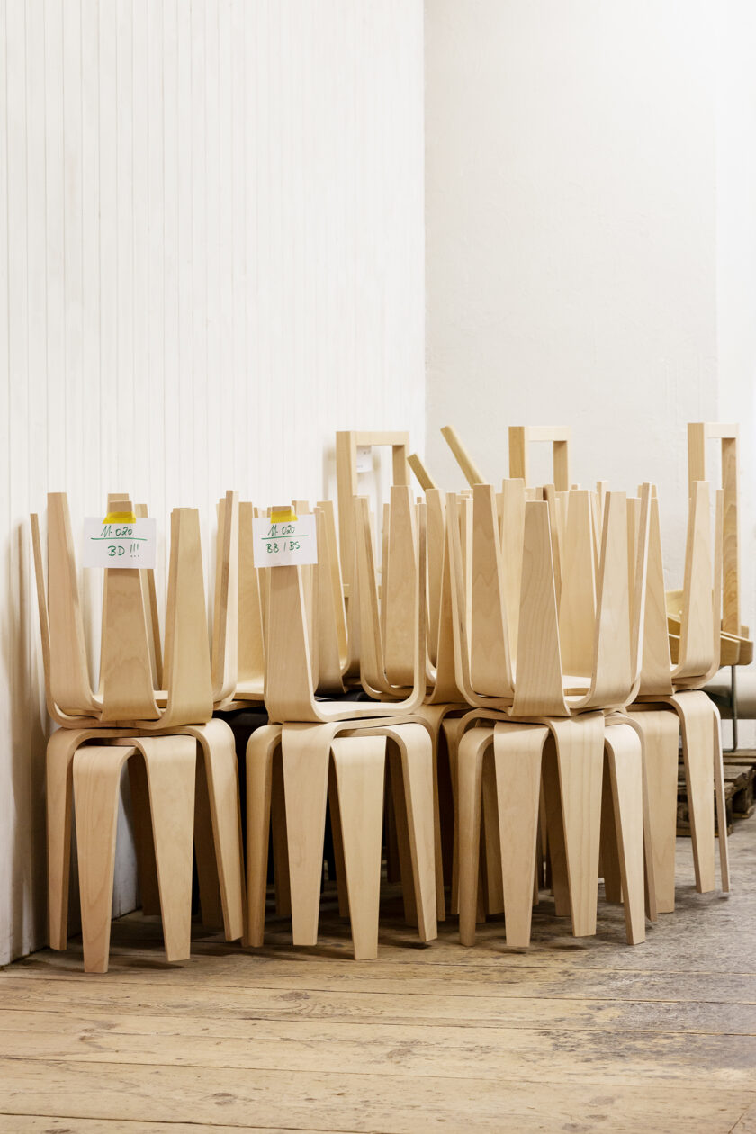 New visual world for Horgen Glarus photographed at their iconic workshops, where time seems to have stood still.